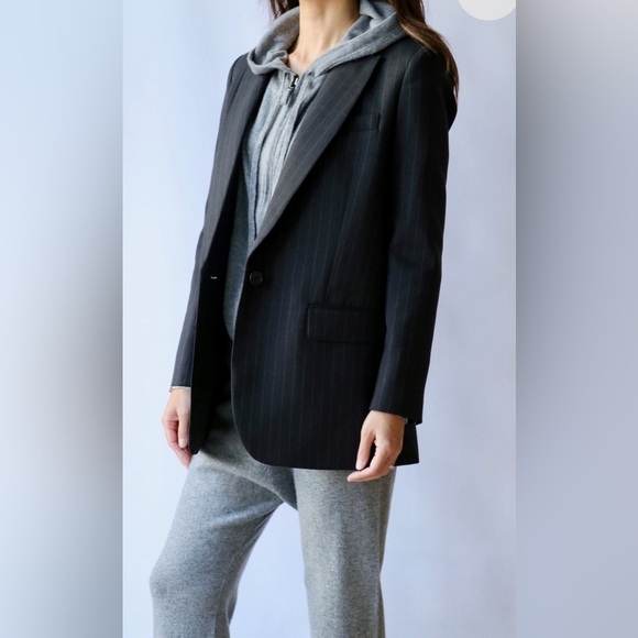 Nili Lotan Diane Pinstripe Blazer Size 0 - Picture 14 of 14